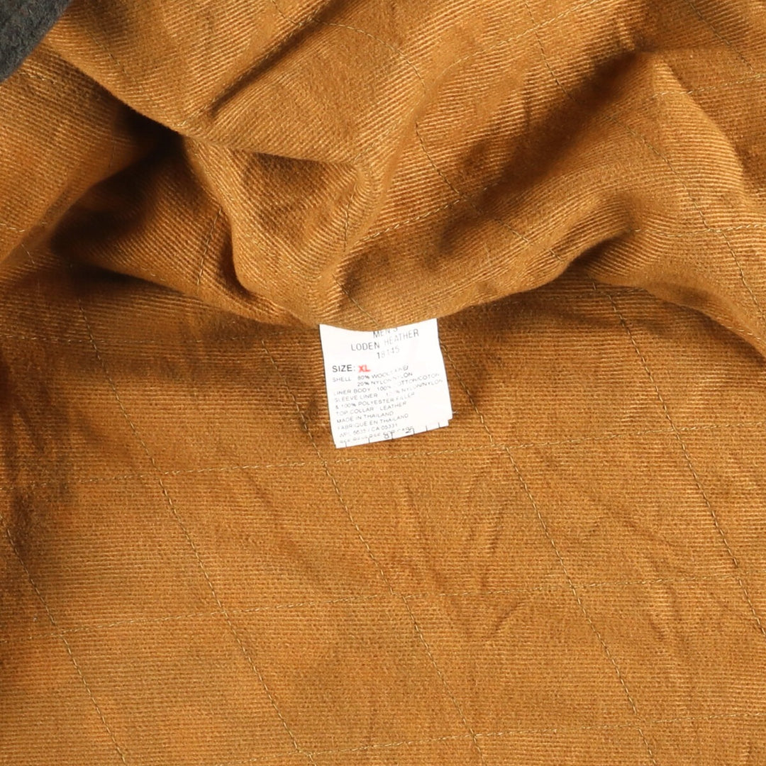 2000'S WOOLRICH padded wool jacket, men's size XL wool Khaki type Vintage Second Hand