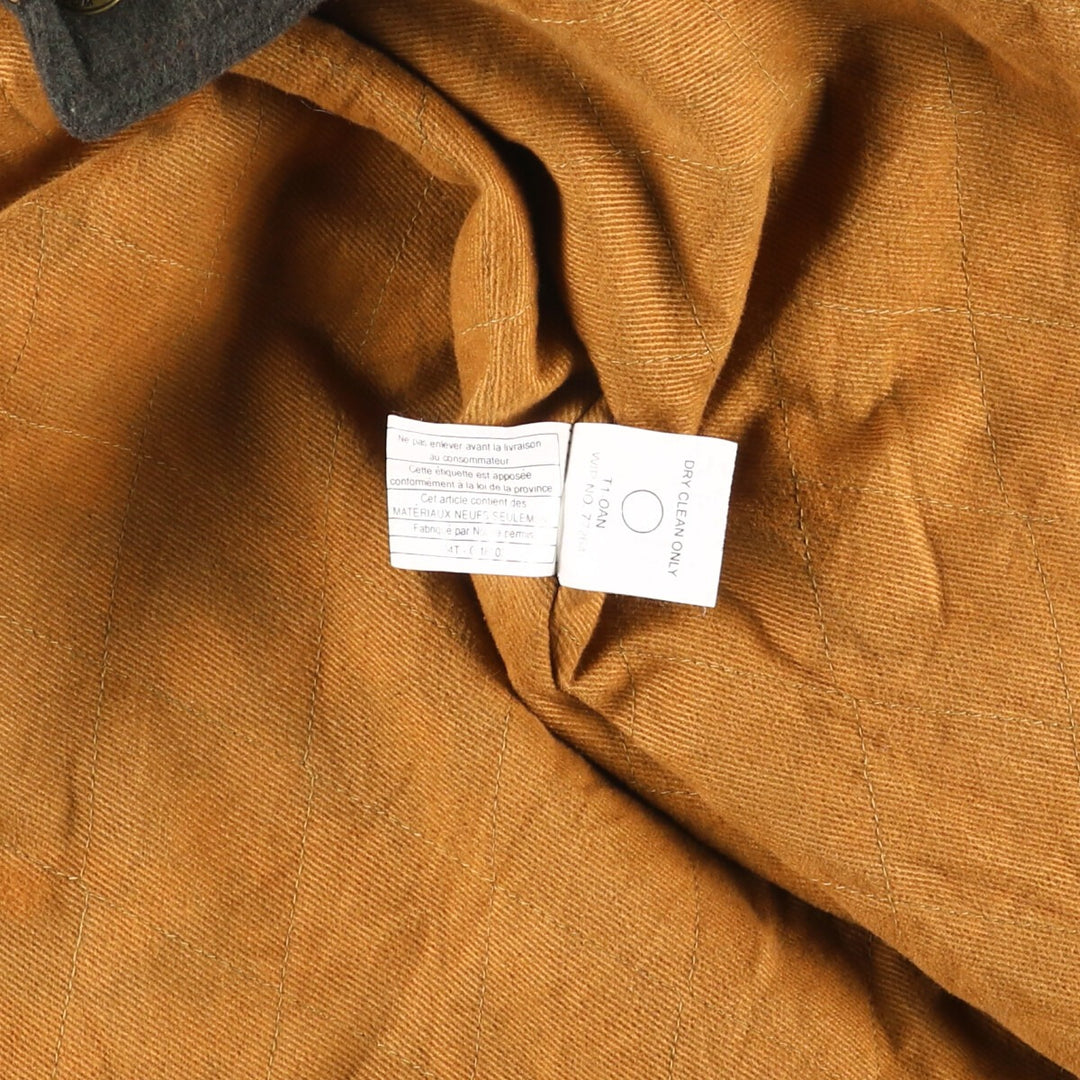 2000'S WOOLRICH padded wool jacket, men's size XL wool Khaki type Vintage Second Hand