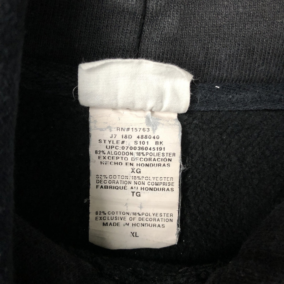 Champion REVERSE WEAVE Reverse Weave Sweat Pullover Hoodie Men's XL cotton black type Vintage Second Hand