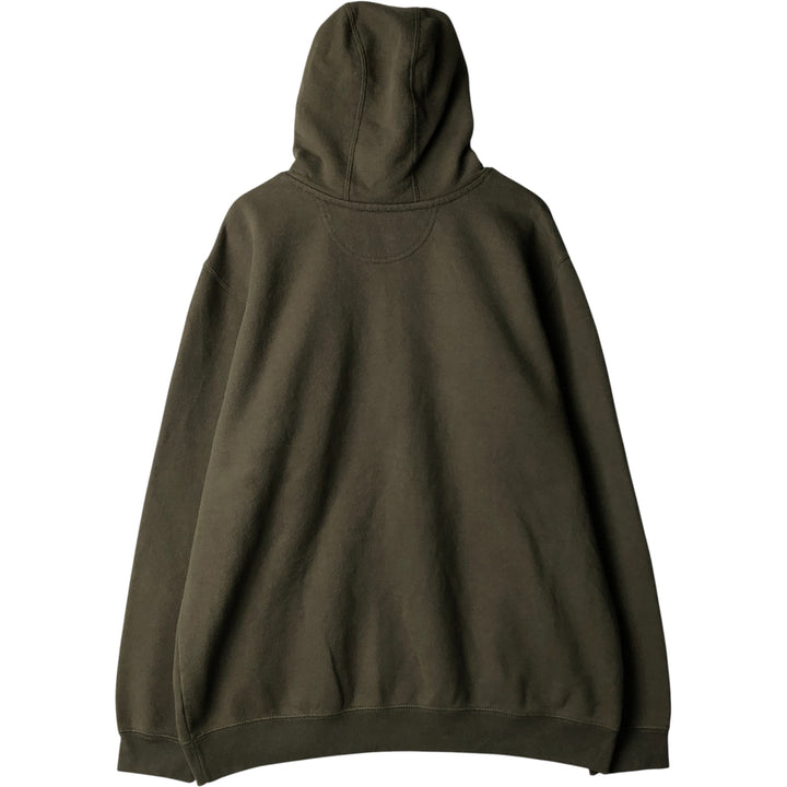 Carhartt Sweat Pullover Hoodie Men's XL Size cotton Khaki type sage green Vintage Second Hand