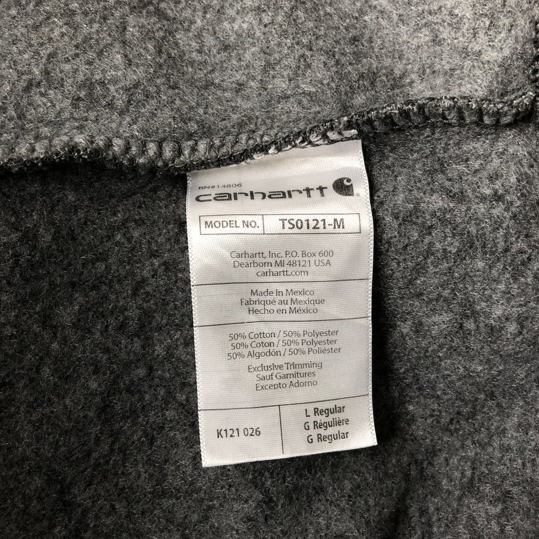 Carhartt Loose Fit Sweat Pullover Hoodie, Men's L size cotton Charcoal Vintage Second Hand