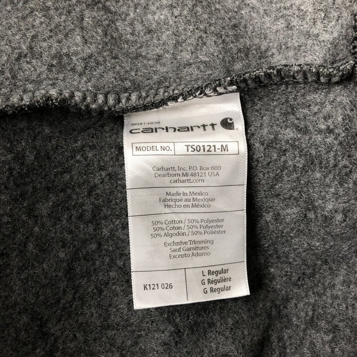 Carhartt Loose Fit Sweat Pullover Hoodie, Men's L size cotton Charcoal Vintage Second Hand