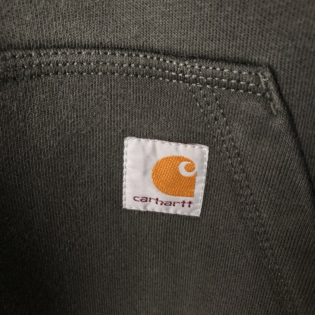 Carhartt ORIGINAL FIT sweatshirt pullover hoodie, men's XL size cotton black type Vintage Second Hand
