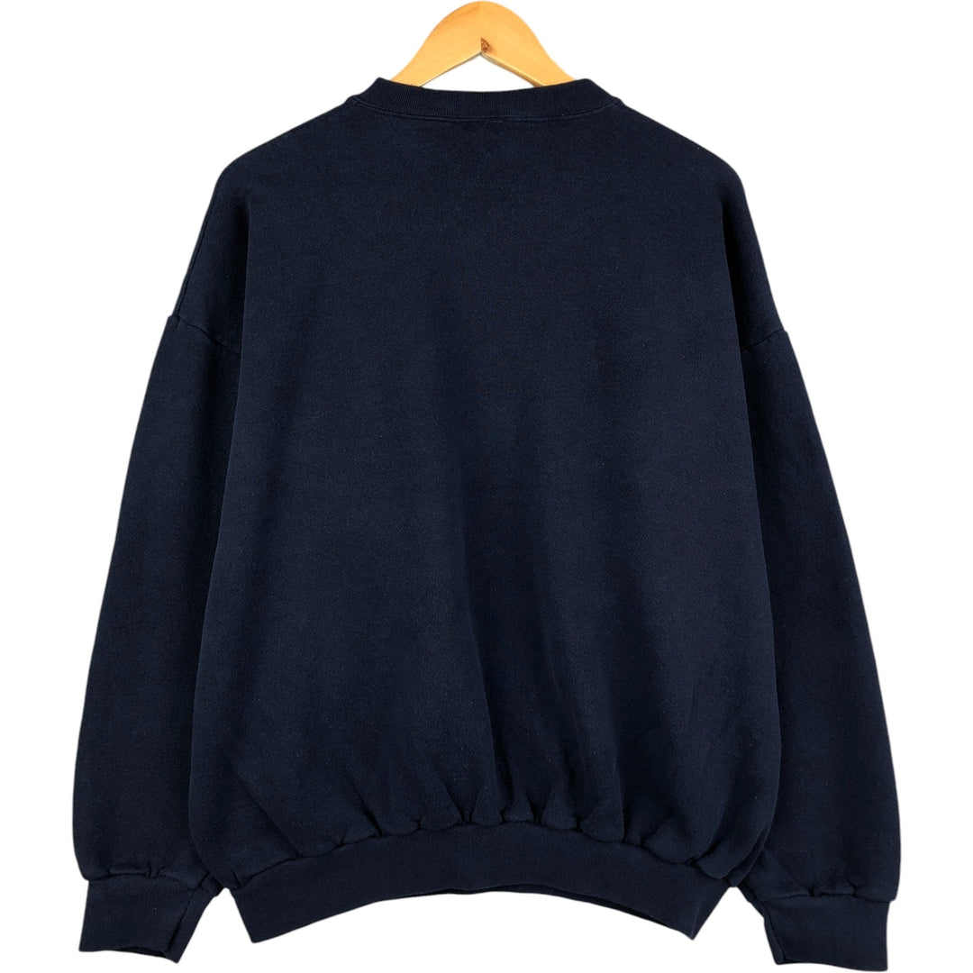 Vintage 90'S Tultex Jesus Christ print sweatshirt, size XL, men's cotton navy blue type Vintage Second Hand