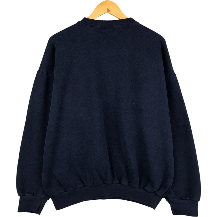 Vintage 90'S Tultex Jesus Christ print sweatshirt, size XL, men's cotton navy blue type Vintage Second Hand