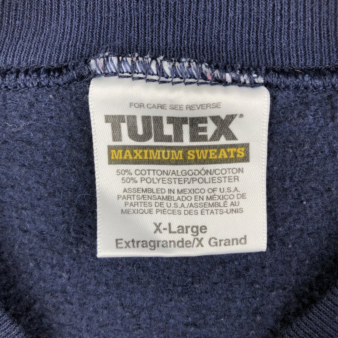 Vintage 90'S Tultex Jesus Christ print sweatshirt, size XL, men's cotton navy blue type Vintage Second Hand