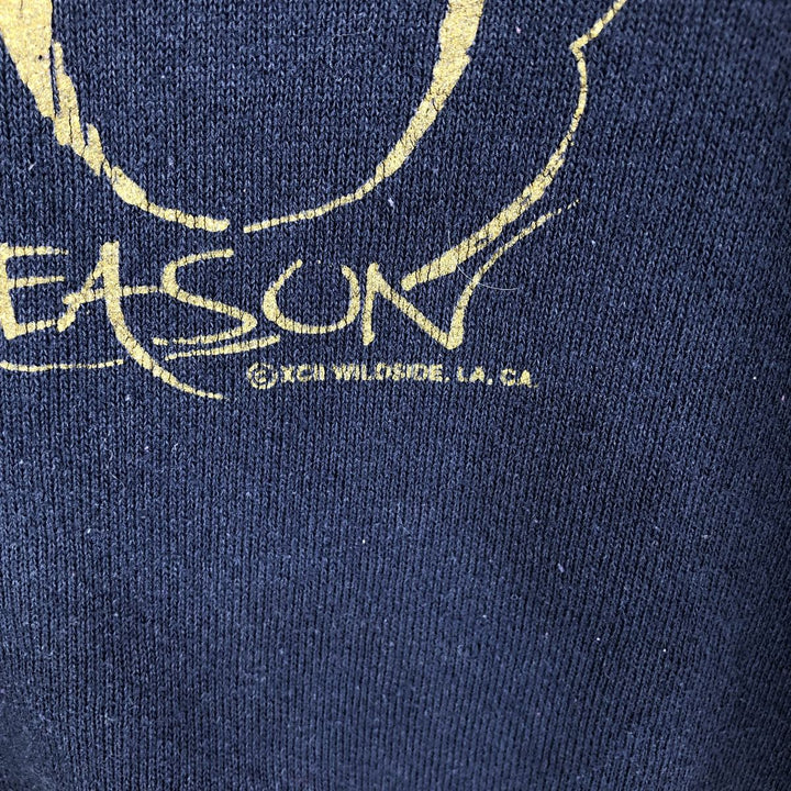 Vintage 90'S Tultex Jesus Christ print sweatshirt, size XL, men's cotton navy blue type Vintage Second Hand