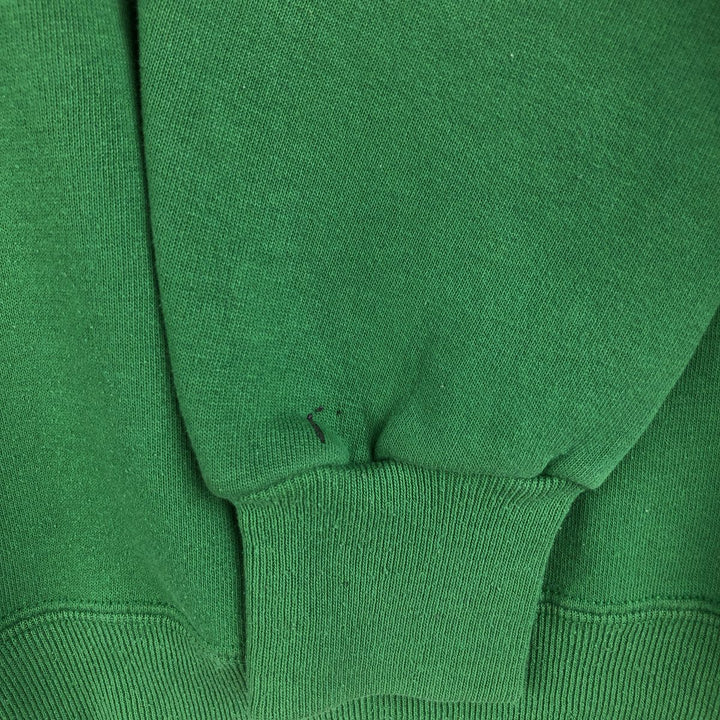 Vintage 1980'S Russell souvenir print sweatshirt, made in the USA, size L, men's polyester Green type dark green Vintage Second Hand