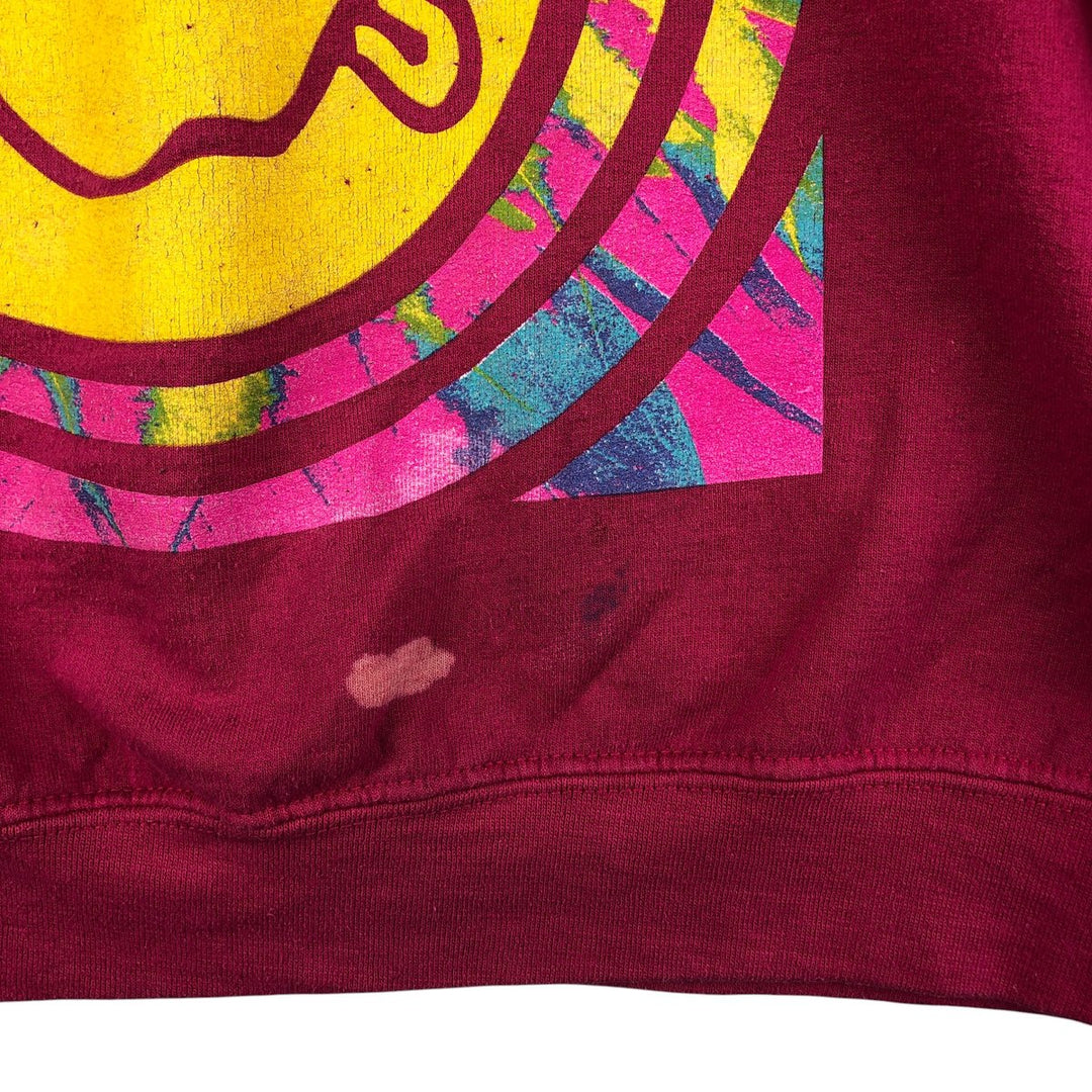 NIRVANA band sweatshirt, men's size M cotton pink type Vintage Second Hand
