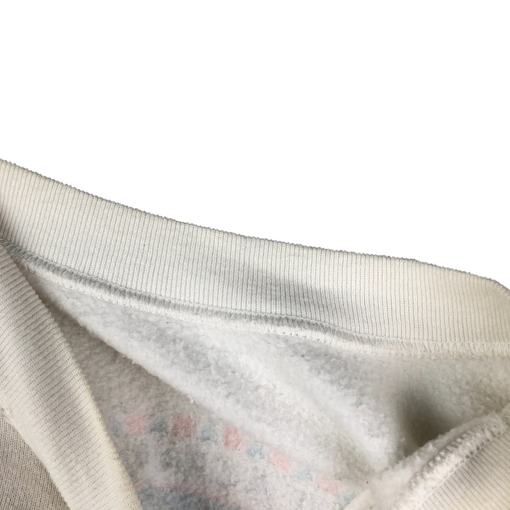Vintage PLATINUM SWEATS Message Print Sweatshirt, Made in USA, Men's XL polyester white type Vintage Second Hand