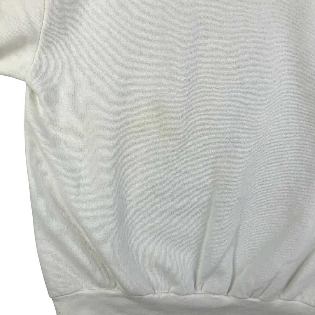 Vintage 90'S Delta Party Duck souvenir character sweatshirt, made in the USA, size M, men's. cotton white type Vintage Second Hand