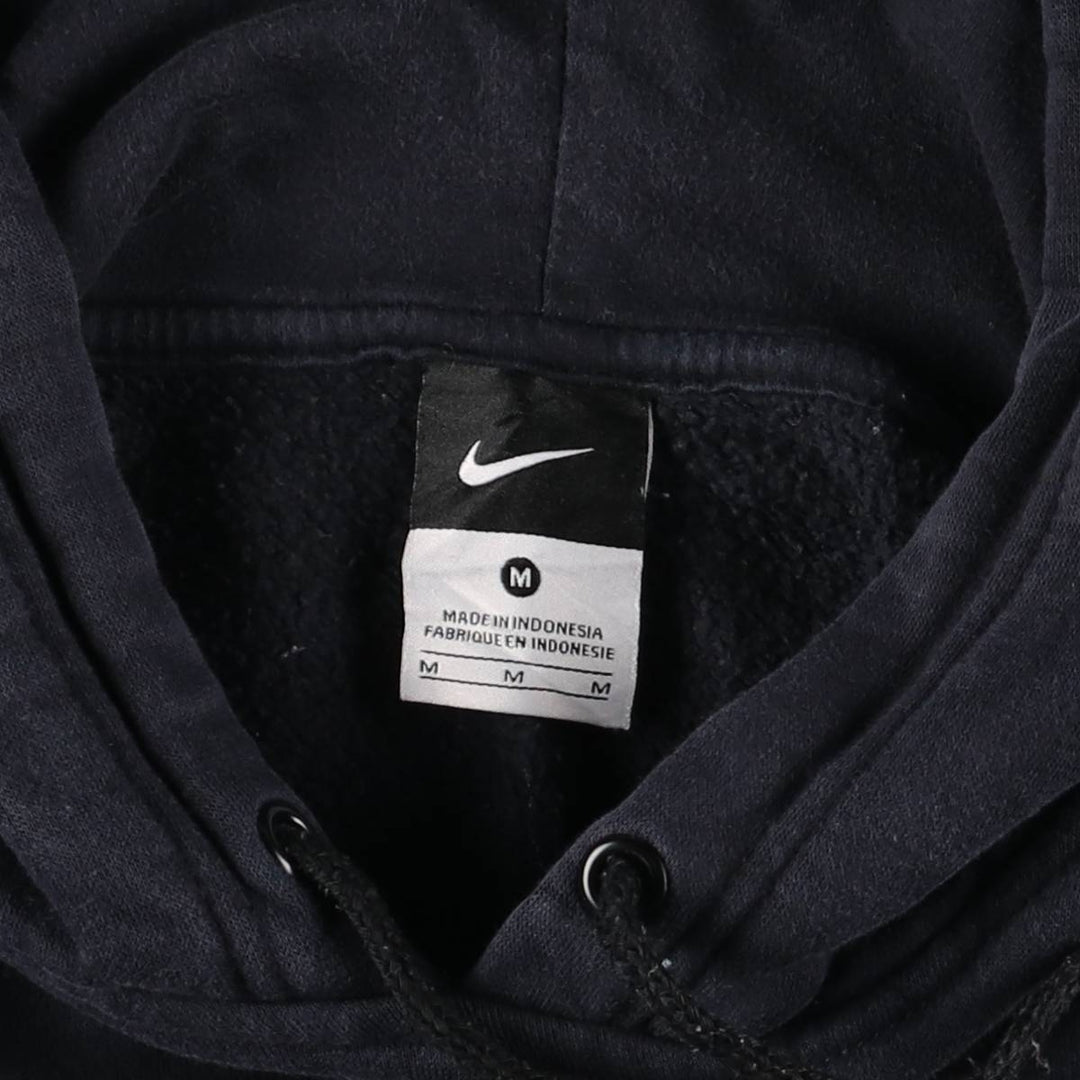 Nike Sweat Pullover Hoodie, Men's Size M cotton black type Vintage Second Hand