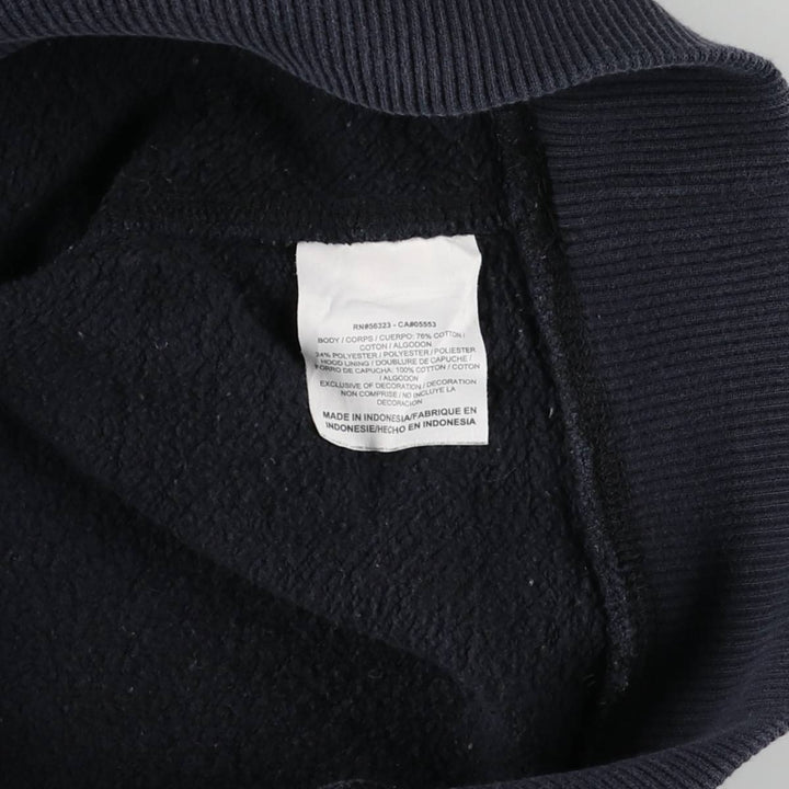 Nike Sweat Pullover Hoodie, Men's Size M cotton black type Vintage Second Hand