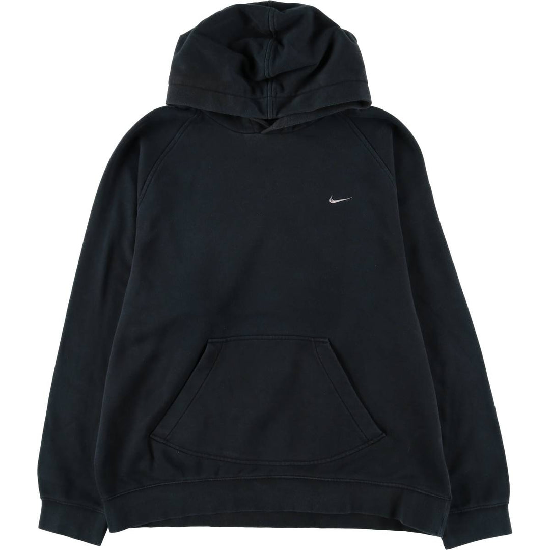 00'S Nike Sweat Pullover Hoodie Men's XL Size cotton black type Vintage Second Hand