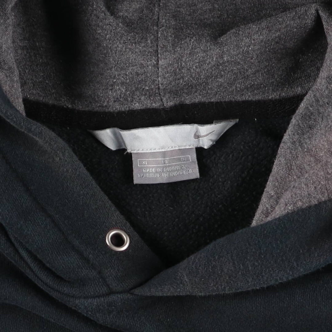 00'S Nike Sweat Pullover Hoodie Men's XL Size cotton black type Vintage Second Hand