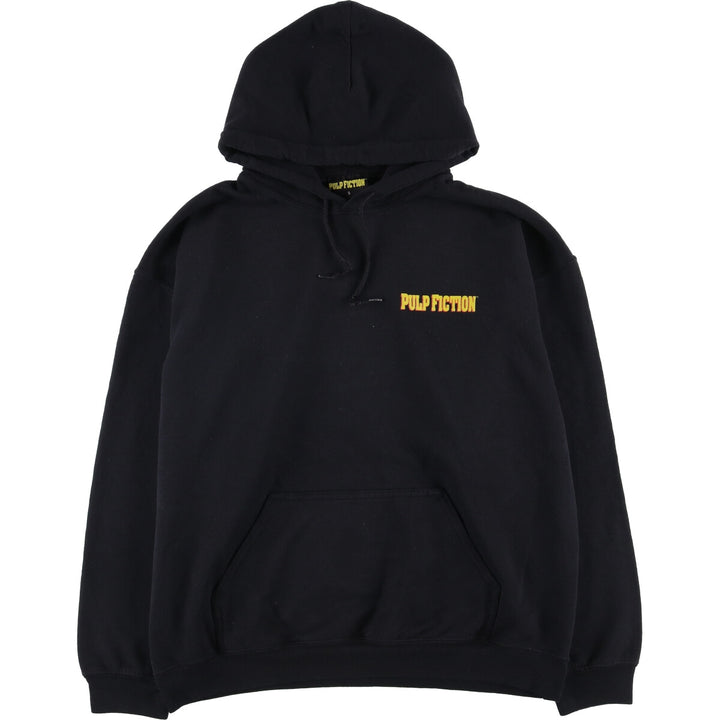 PULP FICTION Pulp Fiction Movie Sweat Pullover Hoodie Men's S Size unclear black type Vintage Second Hand
