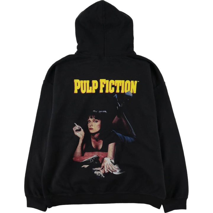 PULP FICTION Pulp Fiction Movie Sweat Pullover Hoodie Men's S Size unclear black type Vintage Second Hand