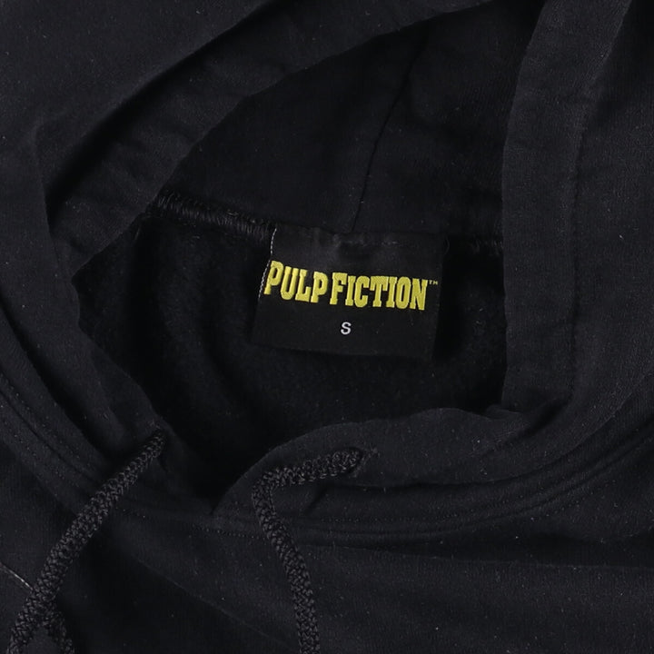 PULP FICTION Pulp Fiction Movie Sweat Pullover Hoodie Men's S Size unclear black type Vintage Second Hand