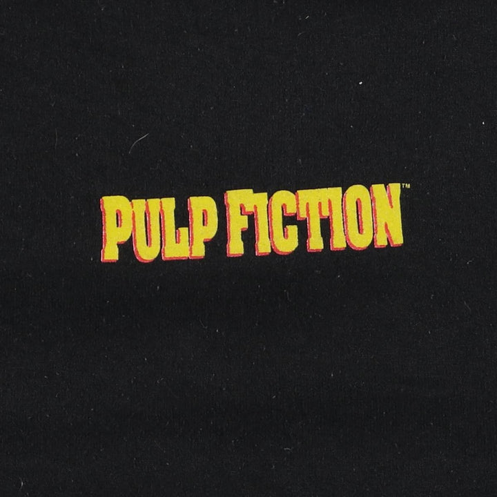 PULP FICTION Pulp Fiction Movie Sweat Pullover Hoodie Men's S Size unclear black type Vintage Second Hand
