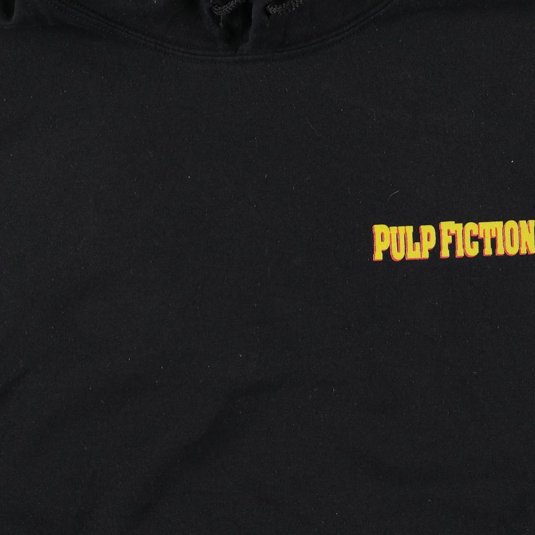 PULP FICTION Pulp Fiction Movie Sweat Pullover Hoodie Men's S Size unclear black type Vintage Second Hand