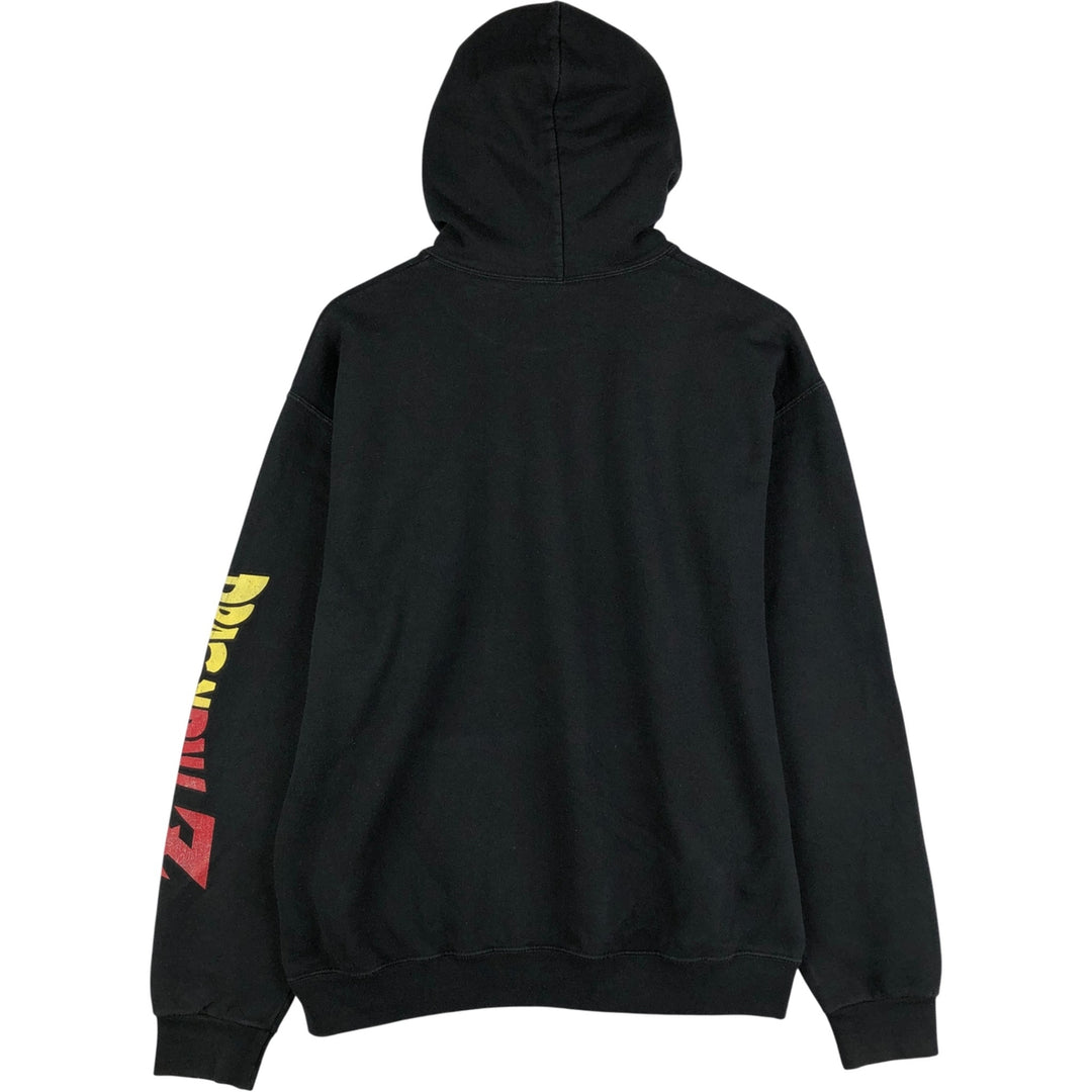 DRAGONBALL Z Dragon Ball Z Son Goku Anime Sweatshirt Pullover Hoodie Men's Size L unclear black type Vintage Second Hand