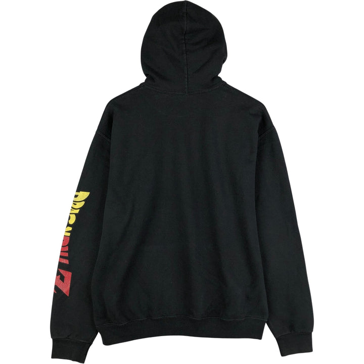 DRAGONBALL Z Dragon Ball Z Son Goku Anime Sweatshirt Pullover Hoodie Men's Size L unclear black type Vintage Second Hand