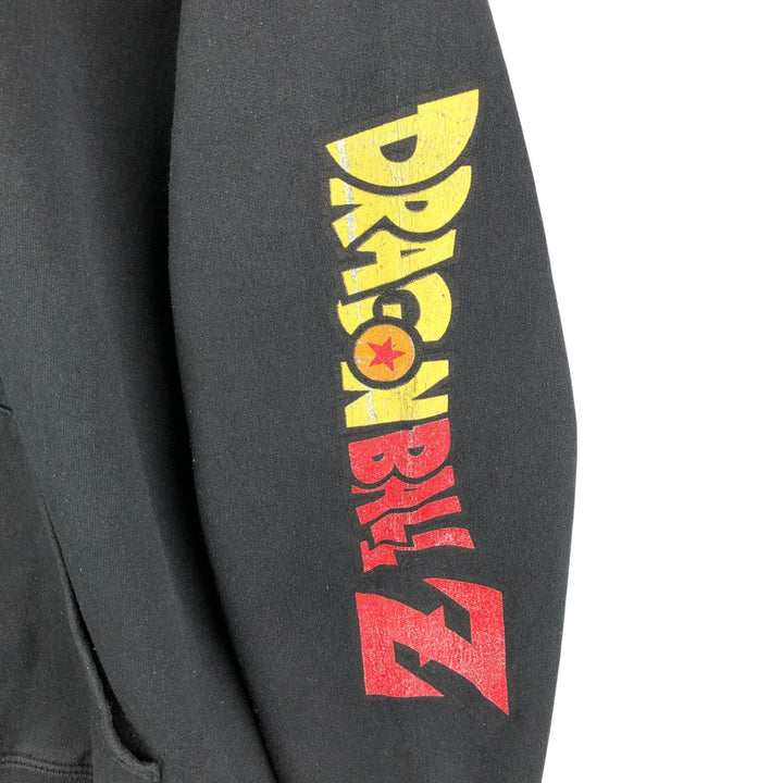 DRAGONBALL Z Dragon Ball Z Son Goku Anime Sweatshirt Pullover Hoodie Men's Size L unclear black type Vintage Second Hand