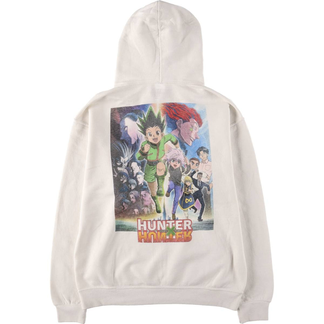 HUNTER HUNTER Anime Sweatshirt Pullover Hoodie, Men's Size M cotton white type Vintage Second Hand