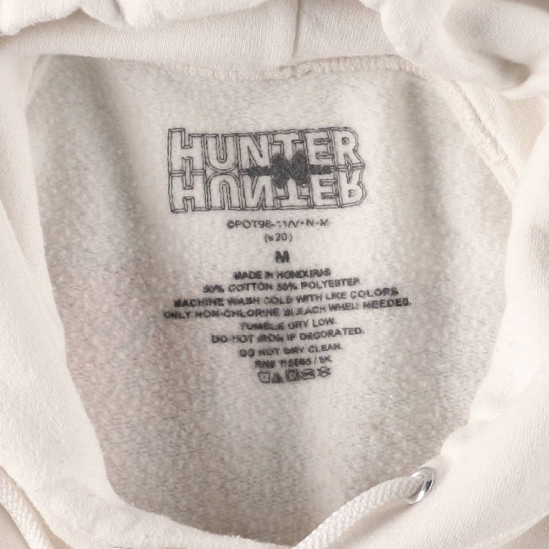 HUNTER HUNTER Anime Sweatshirt Pullover Hoodie, Men's Size M cotton white type Vintage Second Hand