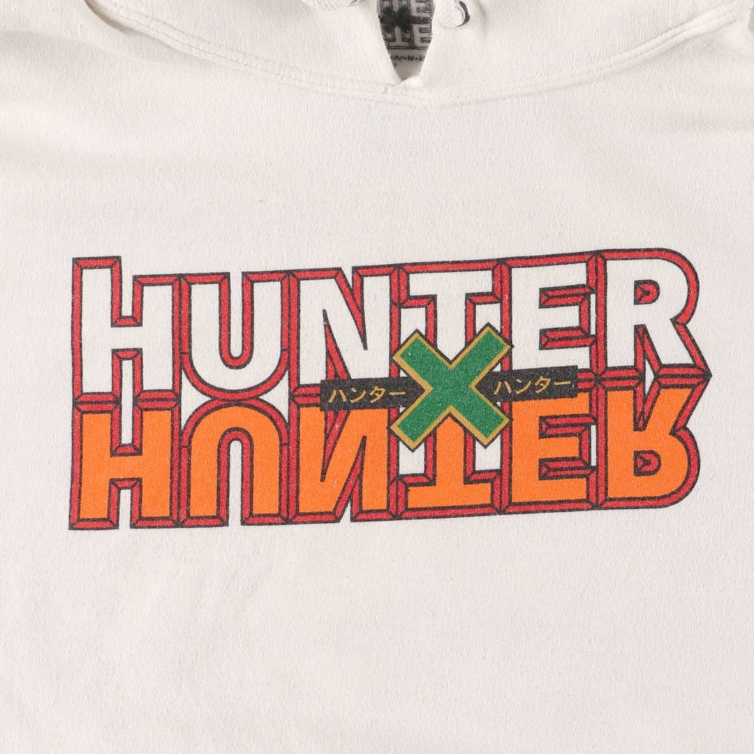 HUNTER HUNTER Anime Sweatshirt Pullover Hoodie, Men's Size M cotton white type Vintage Second Hand