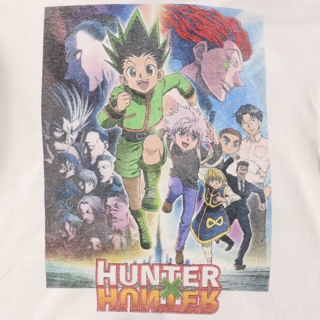 HUNTER HUNTER Anime Sweatshirt Pullover Hoodie, Men's Size M cotton white type Vintage Second Hand