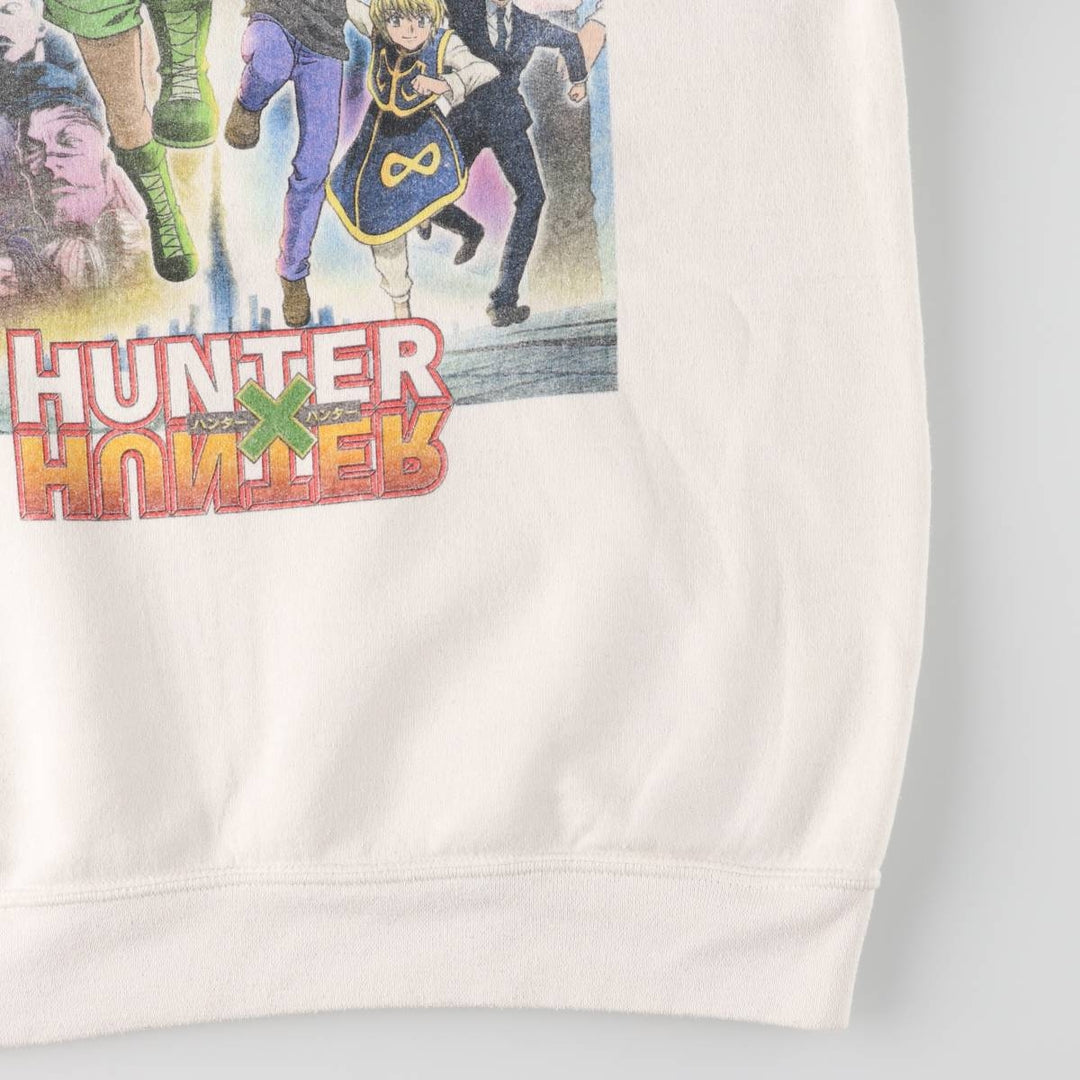 HUNTER HUNTER Anime Sweatshirt Pullover Hoodie, Men's Size M cotton white type Vintage Second Hand
