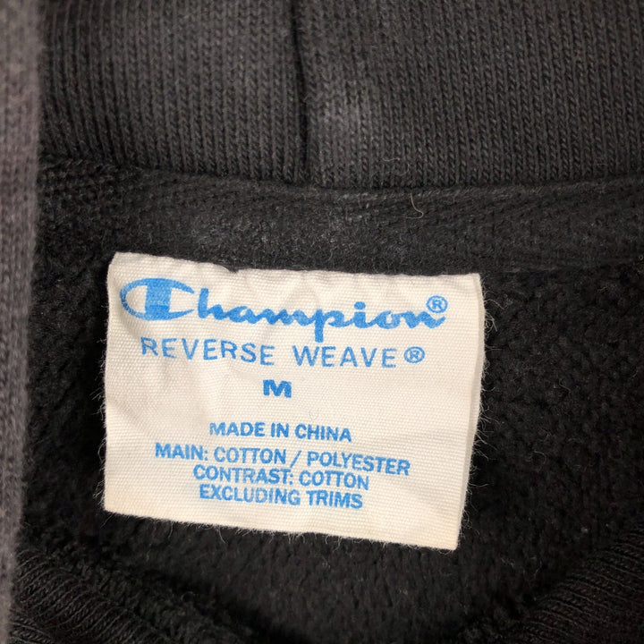 Champion REVERSE WEAVE Reverse Weave Sweat Pullover Hoodie Men's M cotton black type Vintage Second Hand