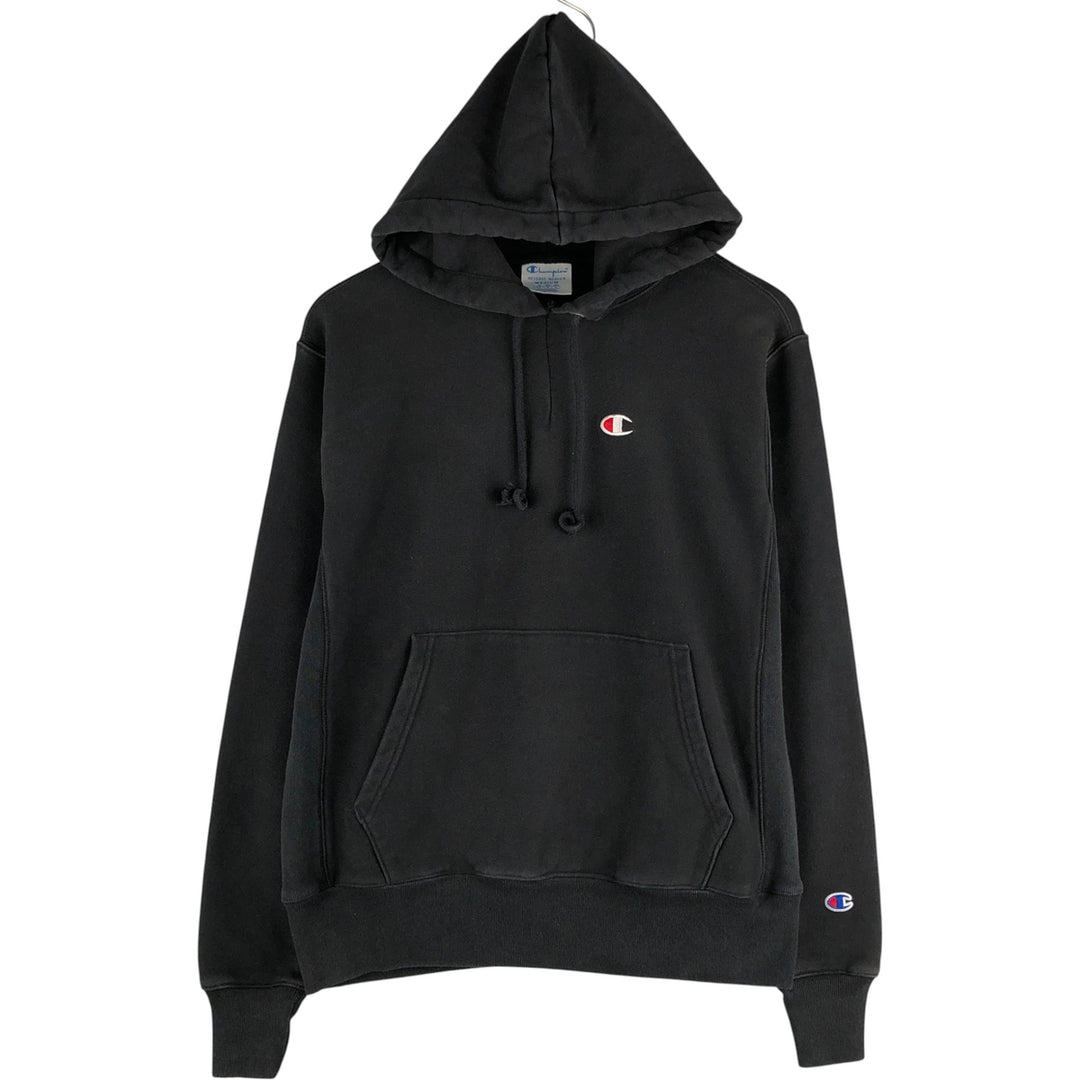 Champion REVERSE WEAVE Reverse Weave Sweat Pullover Hoodie Men's M unclear black type Vintage Second Hand