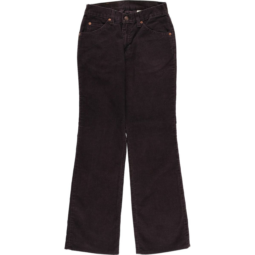 90'S Levi's Bootcut Corduroy Pants, Women's Size M (W26), Vintage cotton black type Vintage Second Hand