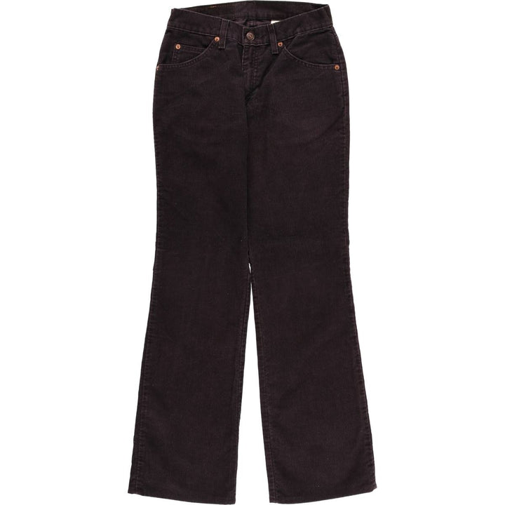 90'S Levi's Bootcut Corduroy Pants, Women's Size M (W26), Vintage cotton black type Vintage Second Hand