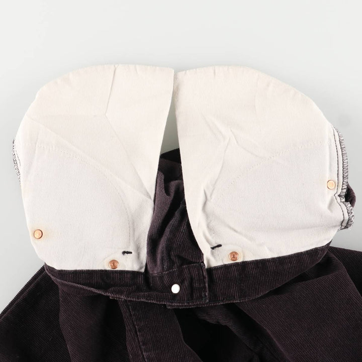 90'S Levi's Bootcut Corduroy Pants, Women's Size M (W26), Vintage cotton black type Vintage Second Hand