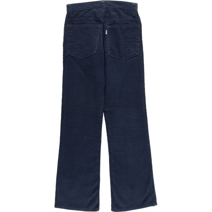 Vintage 1980'S Levi's 517-1517 flare-cut corduroy pants, made in the USA, size L (w28). unclear navy blue type Vintage Second Hand