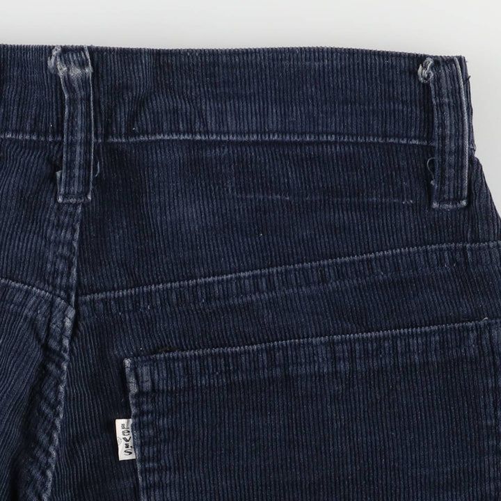 Vintage 1980'S Levi's 517-1517 flare-cut corduroy pants, made in the USA, size L (w28). unclear navy blue type Vintage Second Hand