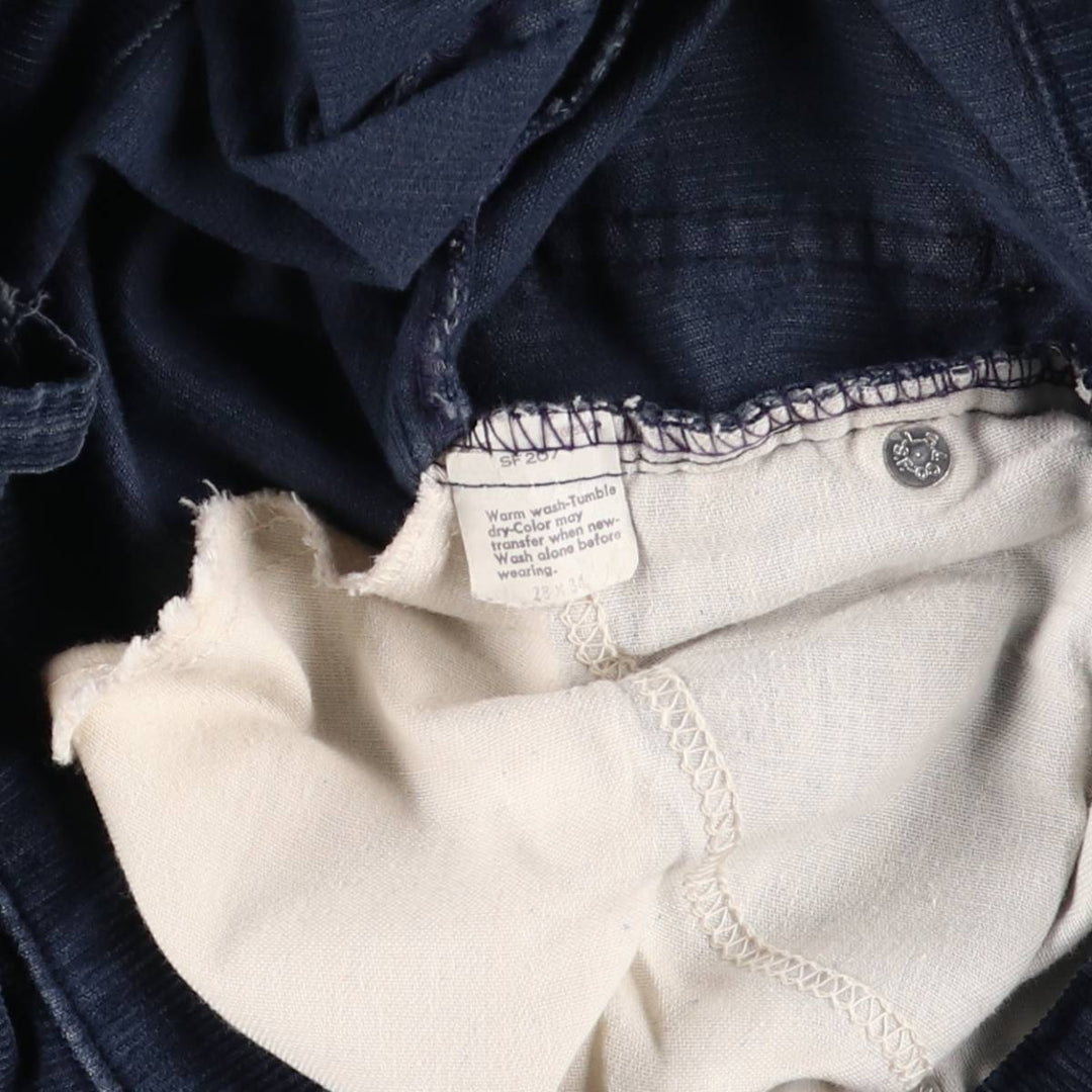 Vintage 1980'S Levi's 517-1517 flare-cut corduroy pants, made in the USA, size L (w28). unclear navy blue type Vintage Second Hand