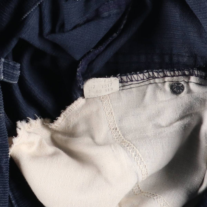 Vintage 1980'S Levi's 517-1517 flare-cut corduroy pants, made in the USA, size L (w28). unclear navy blue type Vintage Second Hand