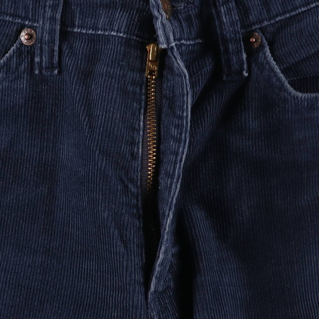 Vintage 1980'S Levi's 517-1517 flare-cut corduroy pants, made in the USA, size L (w28). unclear navy blue type Vintage Second Hand