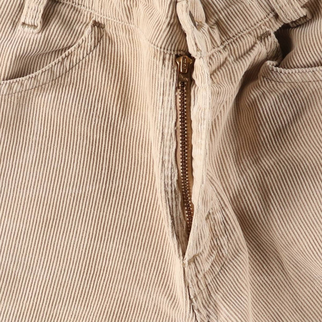 Vintage 1970'S Levi's 746-1523 Flare-Cut Corduroy Pants, Women's Size L (W27) unclear Beige type Vintage Second Hand