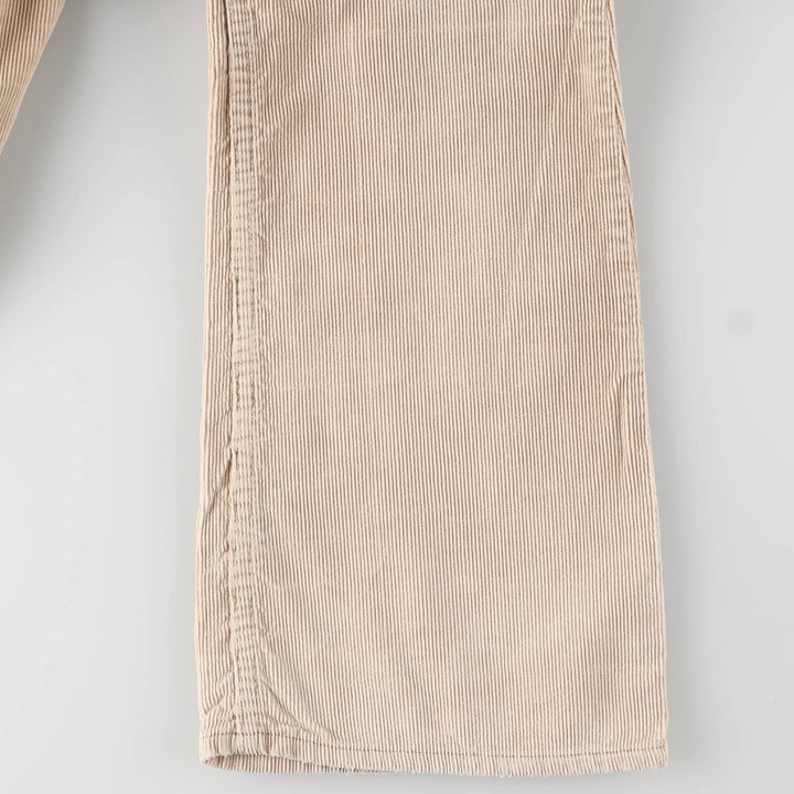 Vintage 1970'S Levi's 746-1523 Flare-Cut Corduroy Pants, Women's Size L (W27) unclear Beige type Vintage Second Hand