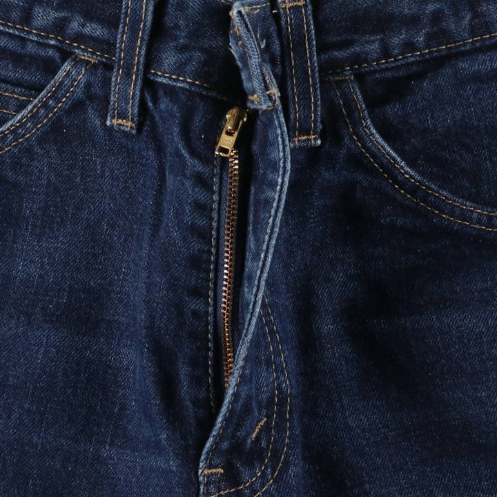 90'S Levi's 607-0401 Euro Model Orange Tab Straight Denim Pants, Women's Size L (W28), Vintage cotton blue type Vintage Second Hand