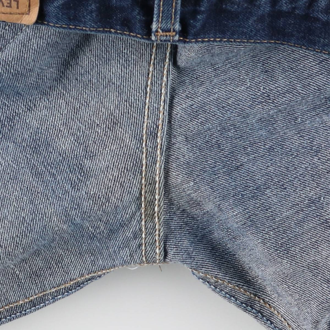 90'S Levi's 607-0401 Euro Model Orange Tab Straight Denim Pants, Women's Size L (W28), Vintage cotton blue type Vintage Second Hand