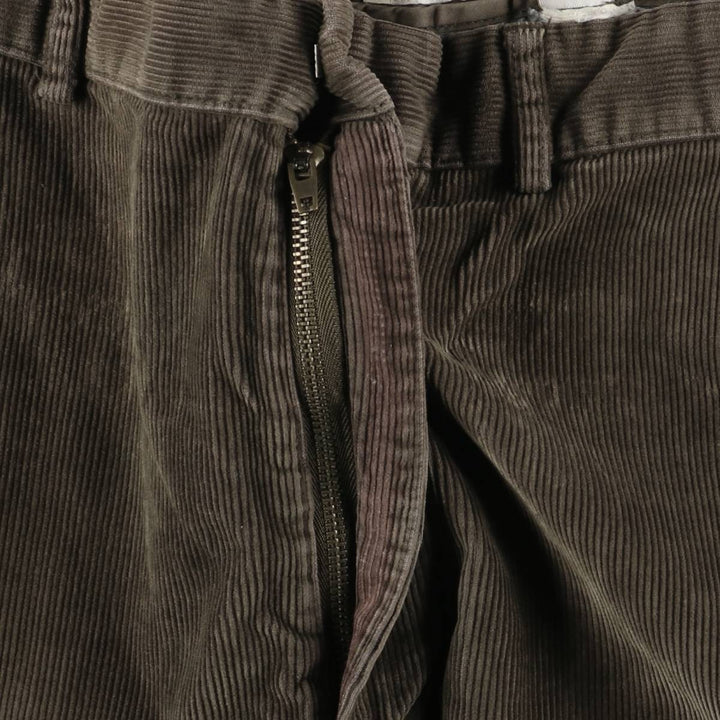 J.Crew Men's Corduroy Pants, Size W33 cotton Khaki type sage green Vintage Second Hand