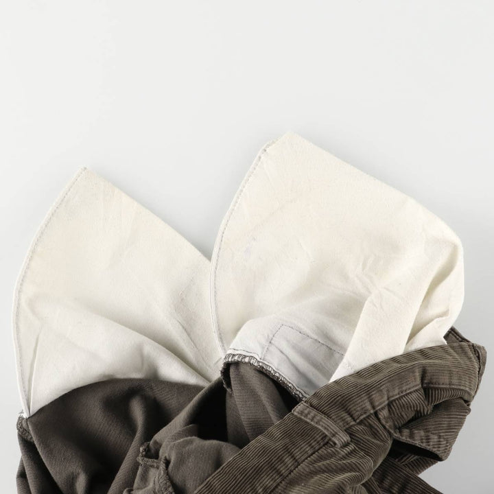 J.Crew Men's Corduroy Pants, Size W33 cotton Khaki type sage green Vintage Second Hand