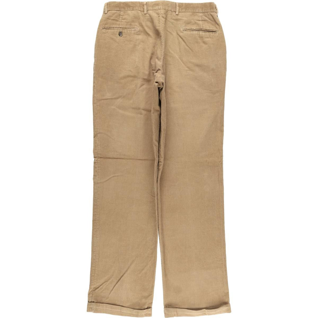 JOS.A.BANK Two-pleat Corduroy Pants, Men's, Size W32 unclear beige type brown Vintage Second Hand