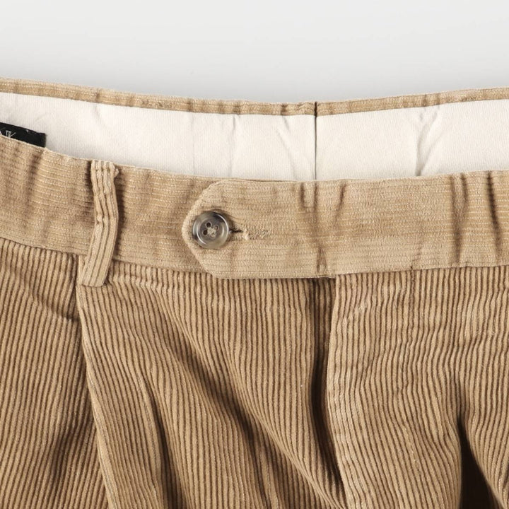 JOS.A.BANK Two-pleat Corduroy Pants, Men's, Size W32 unclear beige type brown Vintage Second Hand